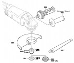 Bosch 3 601 H56 100 Gws 26-230 Jh Angle Grinder 230 V / Eu Spare Parts